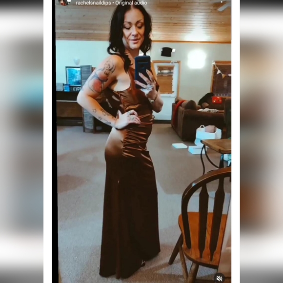 VICI Brown gown size small - Picture 2 of 6